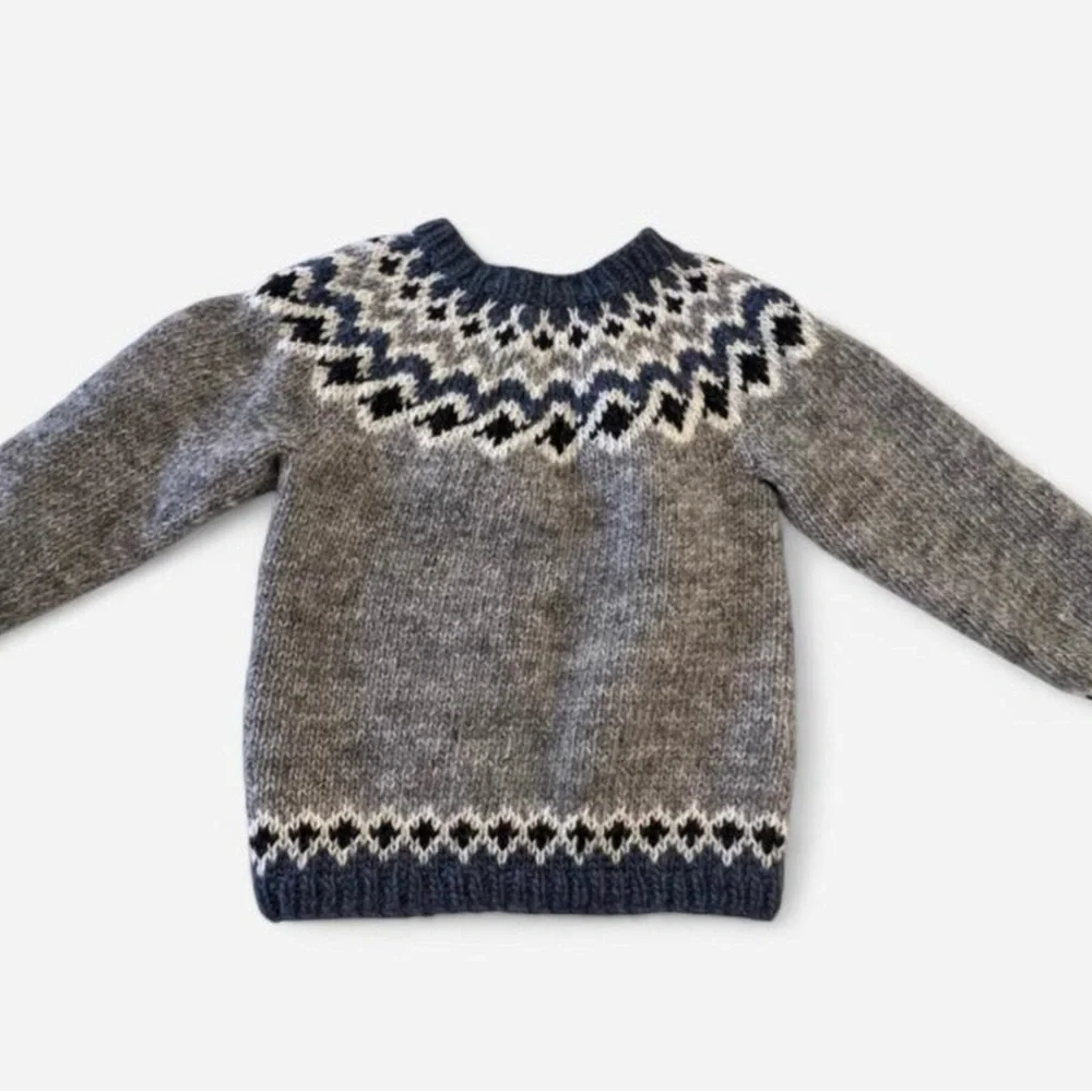 Alafoss Vintage Icelandic Wool Sweater - Picture 2 of 5